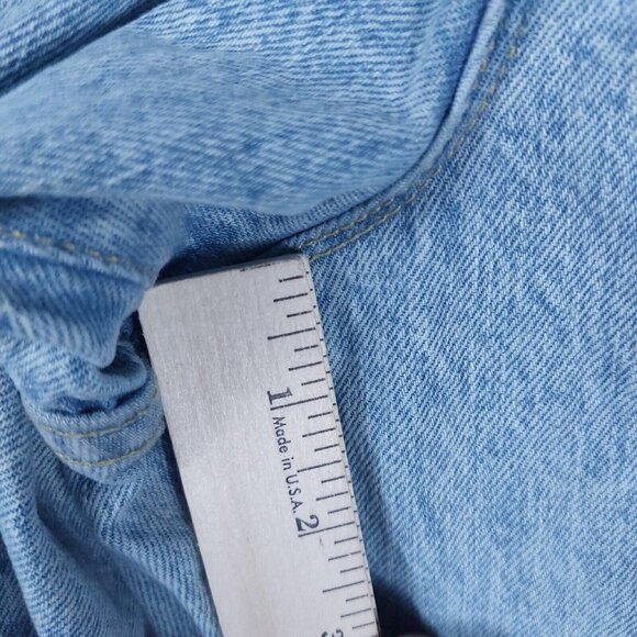 Good American Jeans Women's 16 (W42xL33) Light Wash Denim High Rise Distressed - Picture 2 of 13